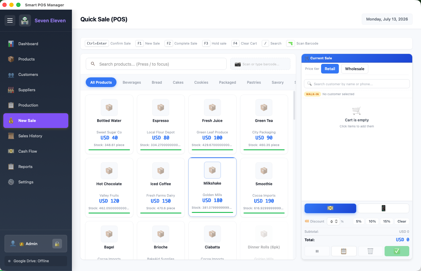 Inventory Dashboard Preview