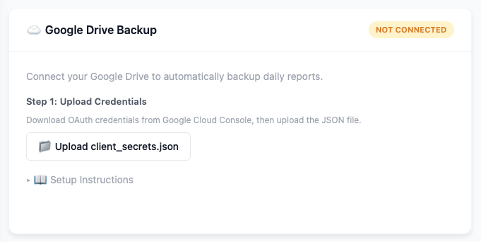 Google Drive Backup
